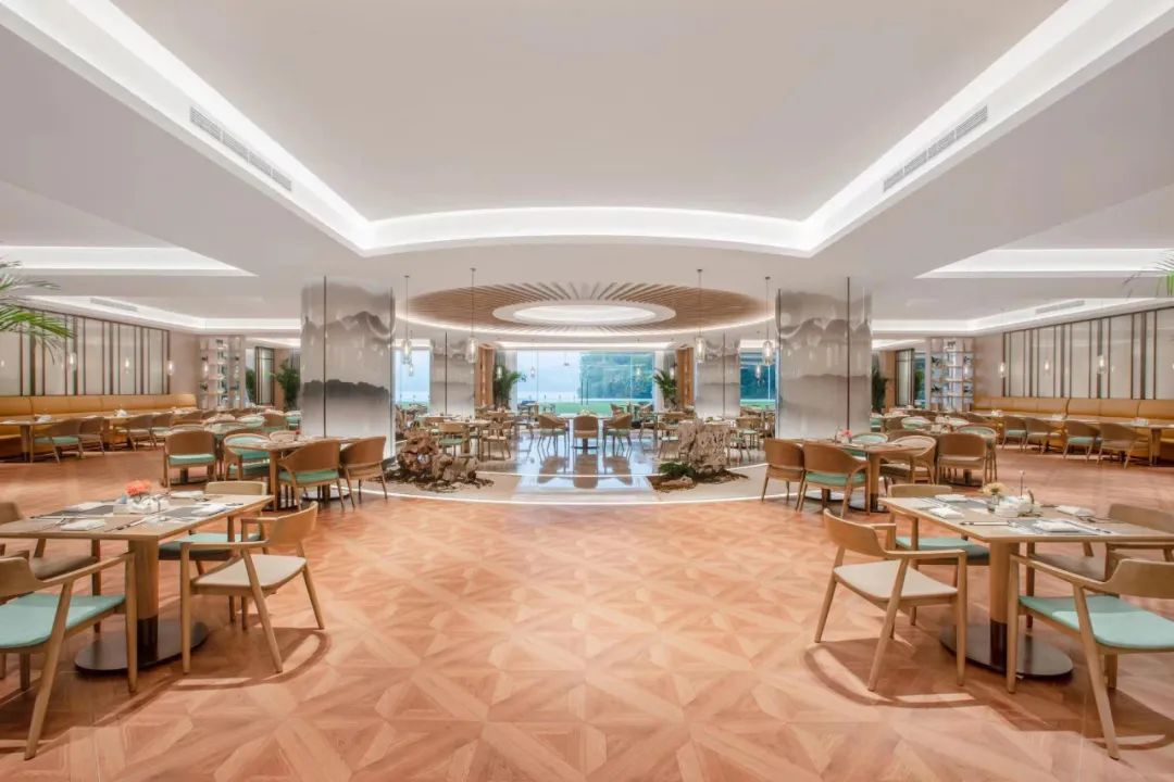 绿色生态餐厅,涵田度假村天目湖