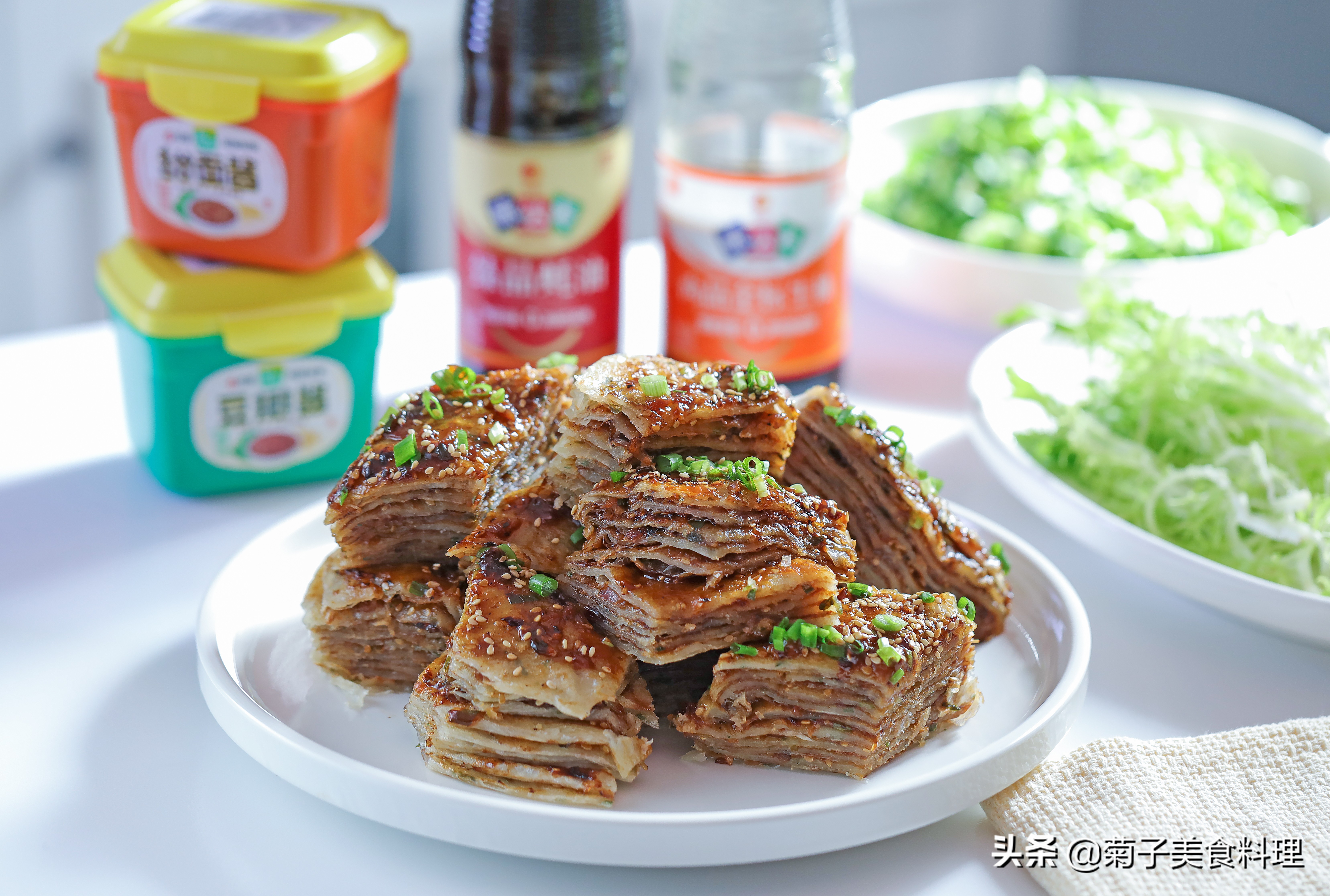 酱香手抓饼怎么做简单又好吃,手抓饼又解锁到新的吃法啦