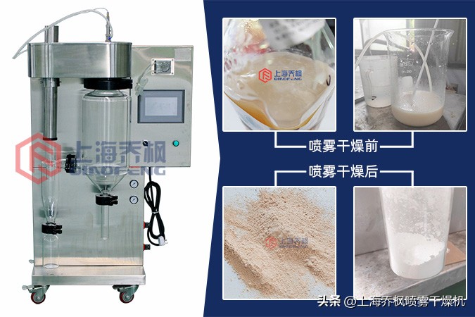 实验室喷雾干燥仪器：（小型喷雾干燥机QFN-8000S）干燥速度快！