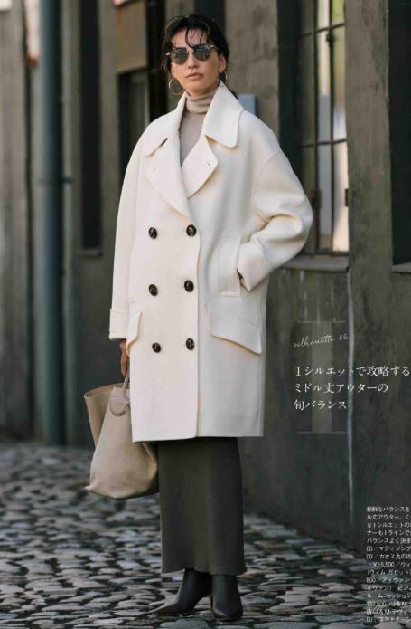 搭配长款的大衣非常有时尚感,高端品质气质款大衣穿搭