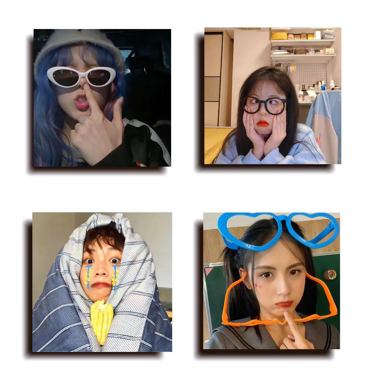 沙雕的闺蜜头像图片三人,闺蜜专用沙雕头像