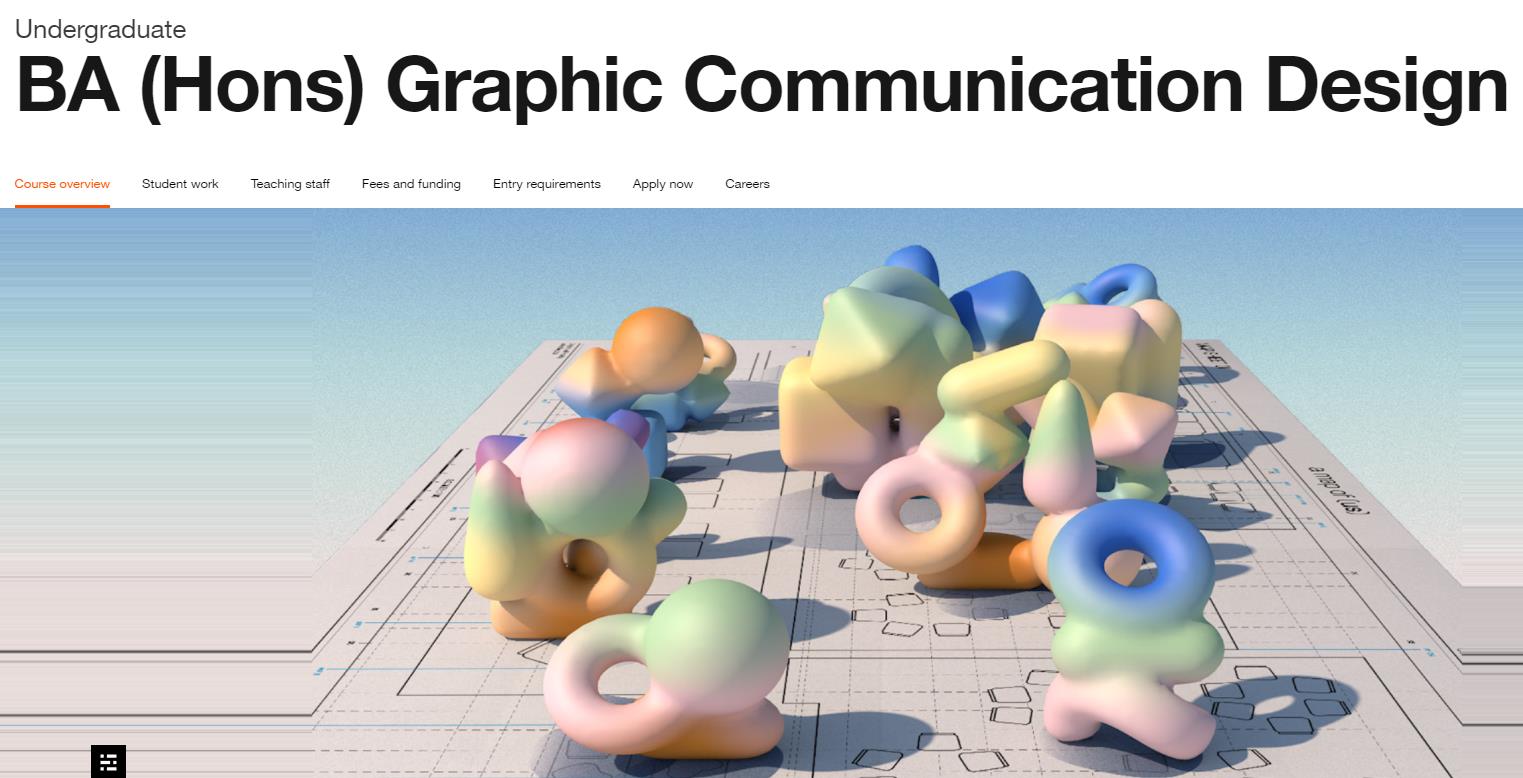伦敦艺术大学平面设计在哪个学院,伦敦艺术平面设计专业