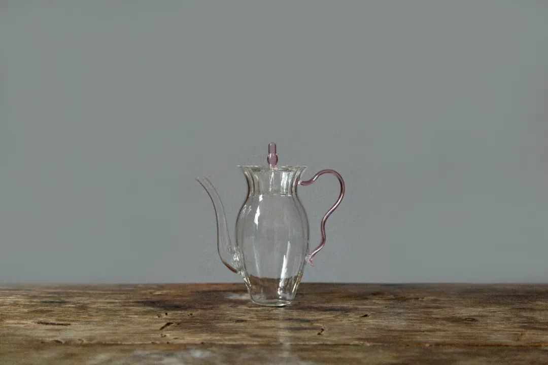 原色玻璃绿茶壶,中式玻璃绿茶壶