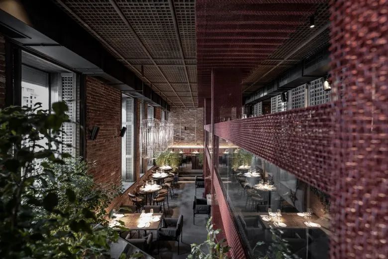 西城创意餐馆设计风格,新型餐馆造型设计