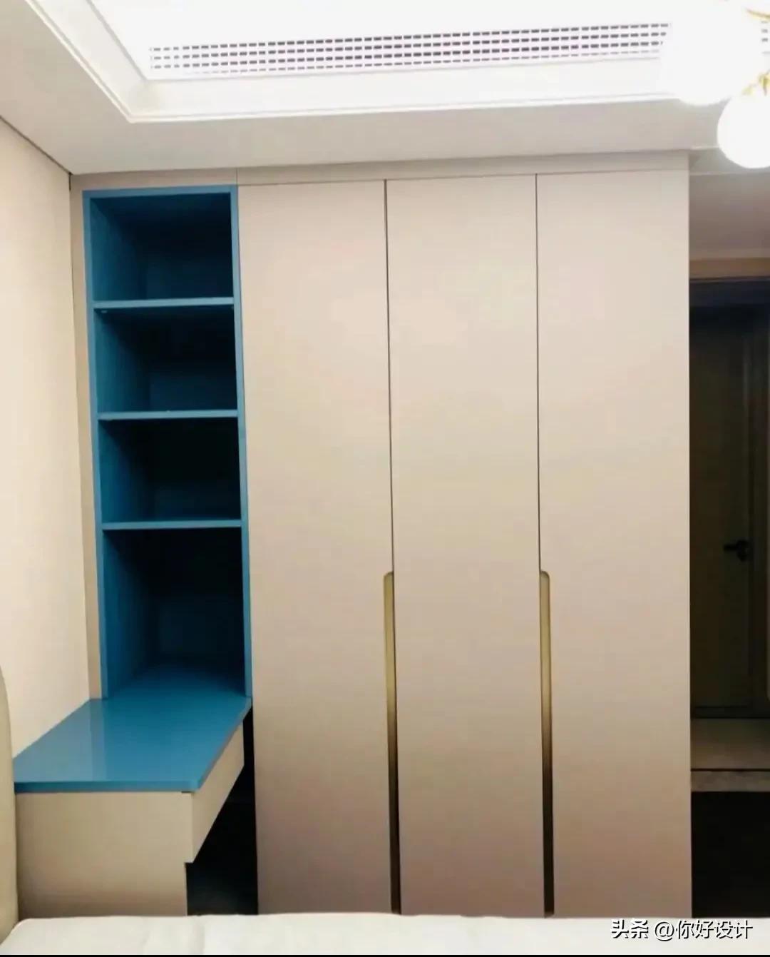 小孩房书桌衣柜一体,衣柜书桌一体图片大全新款