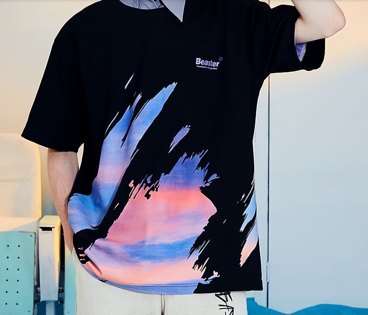 男人穿什么版型的t恤好看,男生比较矮t恤宽松