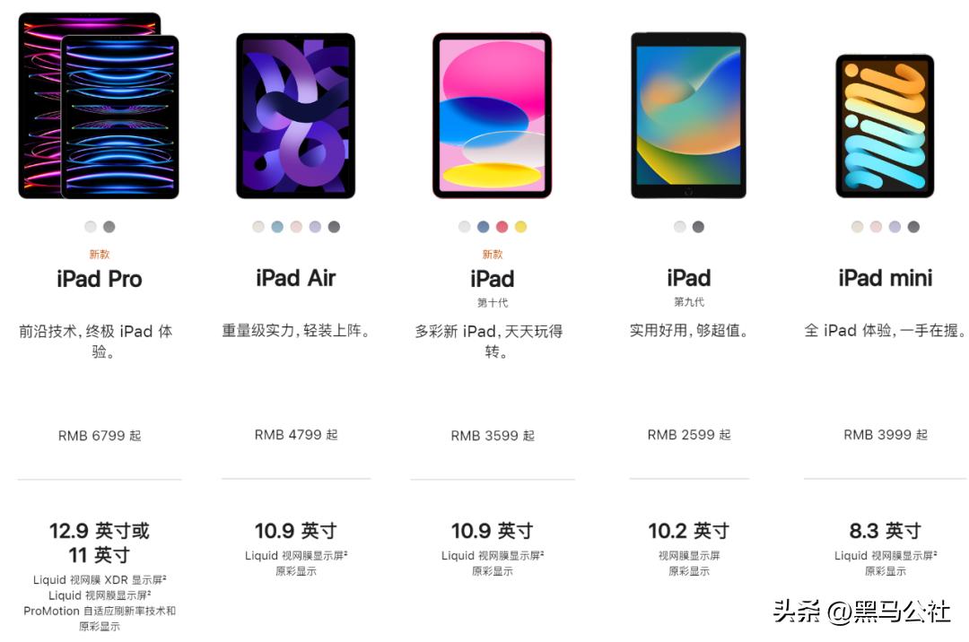 苹果最新ipad价格表,最新发布苹果ipad价格