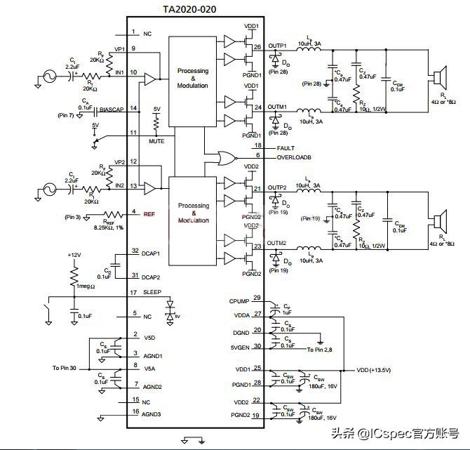 音频功放电路大全硬件工程师必看,ic硬件工程师