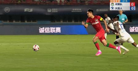 河南队主场1:0送大连人7轮不胜,黄子昌全场最佳!