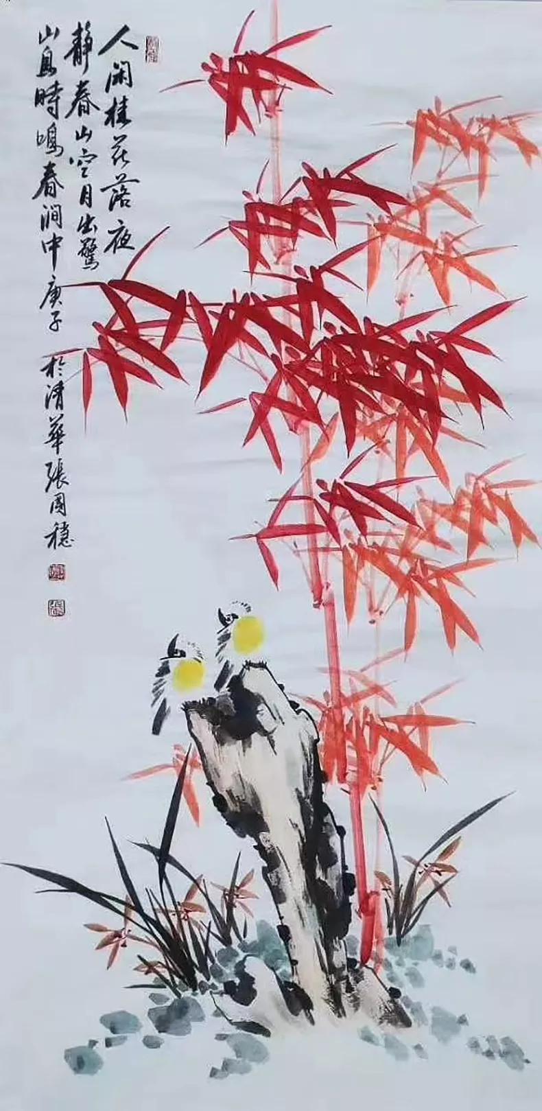 历代名家笔下的梅兰竹菊100幅,中国画梅兰竹菊图
