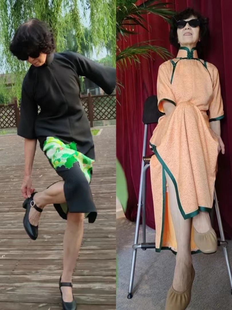 78岁老奶奶穿衣时尚又时髦,时尚奶奶怎么穿年轻显气质