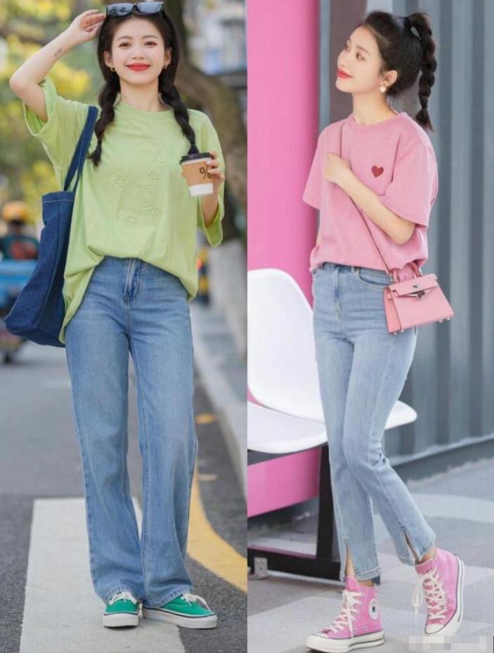 夏季穿衣高级感配色,夏季时尚短袖衣服好看