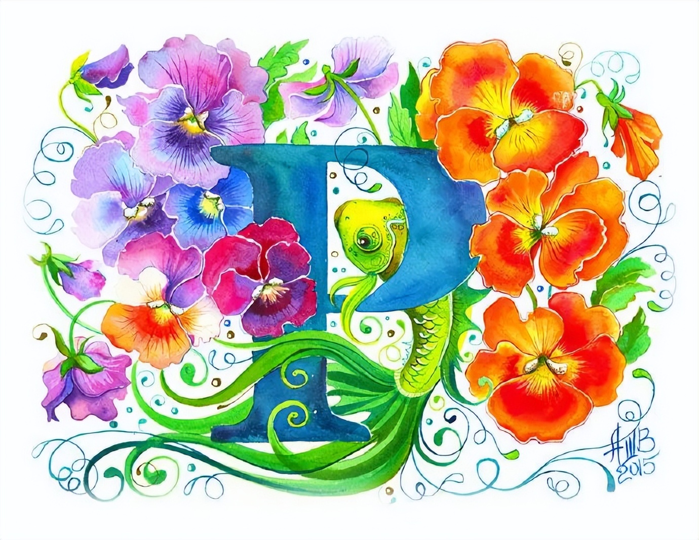 用色大胆的水彩作品,大神级水彩作品看完肯定不后悔