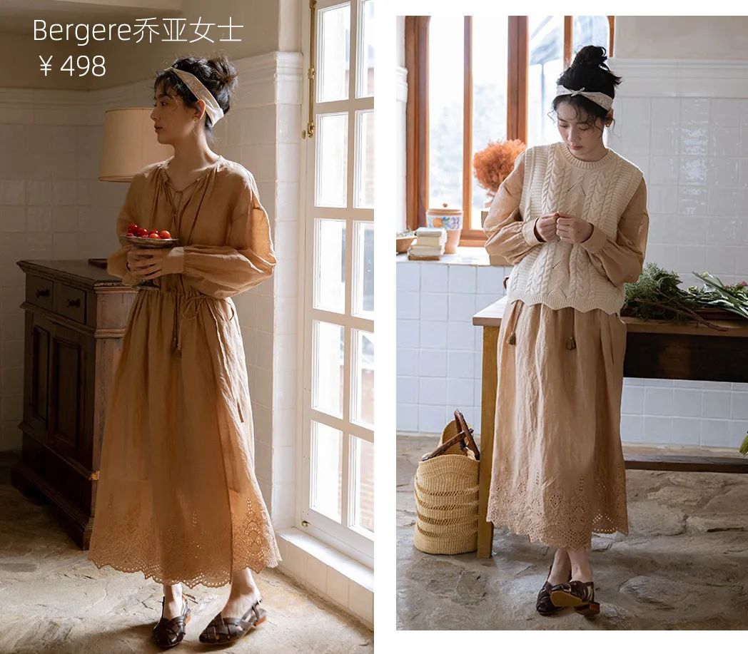 今年早春必入的裙子太时髦了,秋冬日系减龄裙子