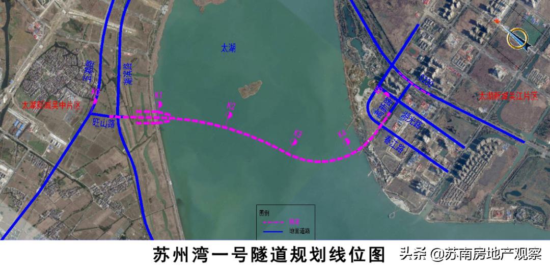 苏州湾2号隧道已动工,苏州湾1号隧道设计公示
