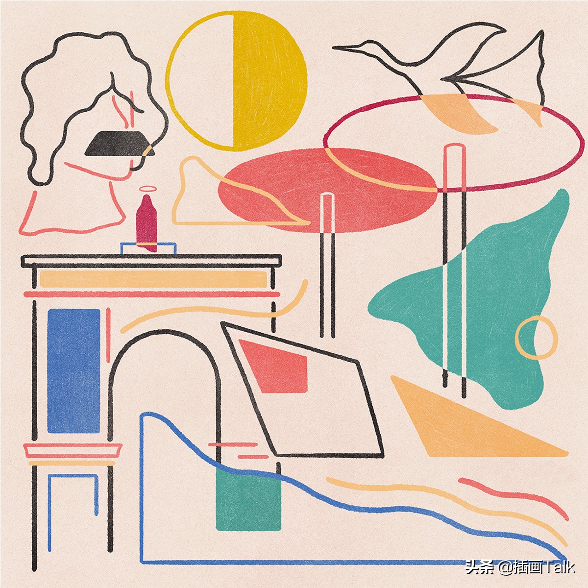 巴西插画师泰拳,巴西插画师jaza动物插画系列