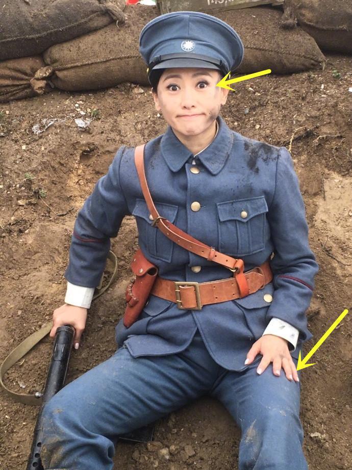 舍不得红唇眼线假睫毛，就别演女兵，这6位女星扮相才叫尊重观众