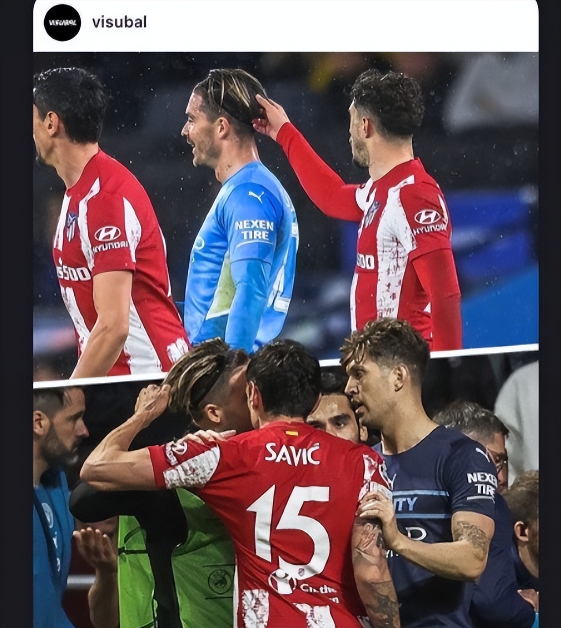 欧冠曼城马竞瓜迪奥拉赛后,马竞曼城裁判