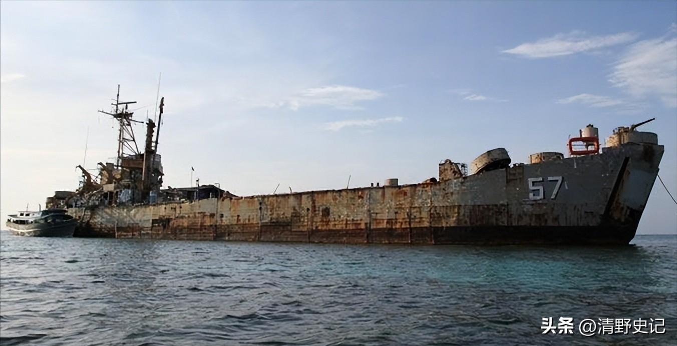 菲律宾4艘船又闯仁爱礁现场直播,菲律宾舰船从仁爱礁上撤走了吗