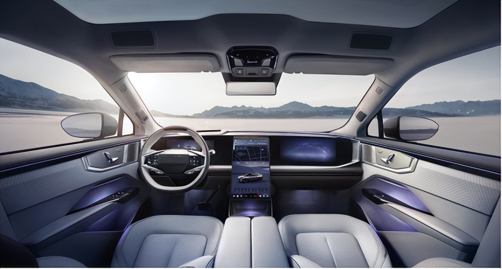 高合hiphiy内饰官图曝光,高合hiphiy全系展翼门