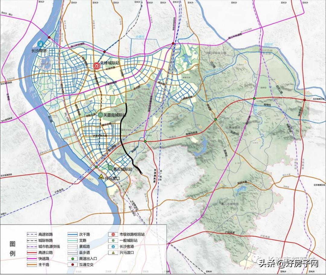 未来长沙南部片区发展前景,融城片区最新规划