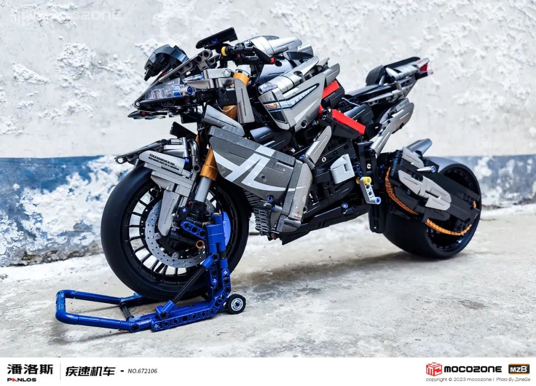 积木摩托车测评,纳扎雷摩托车积木测评