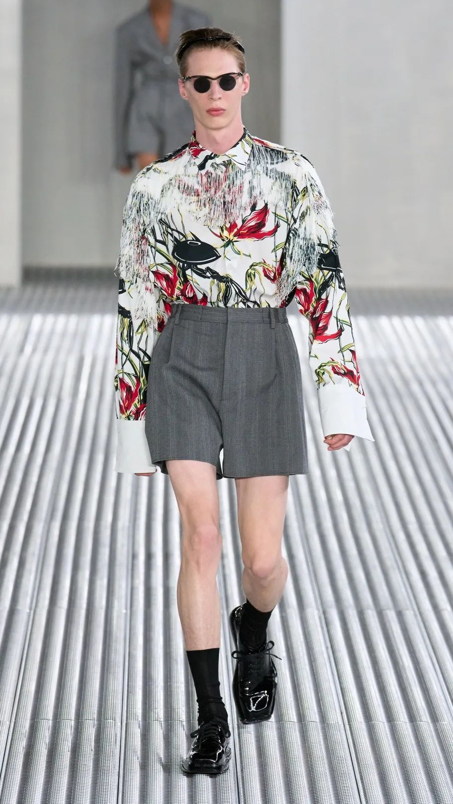 prada2024春夏男装时装秀明星,prada2024早春新款