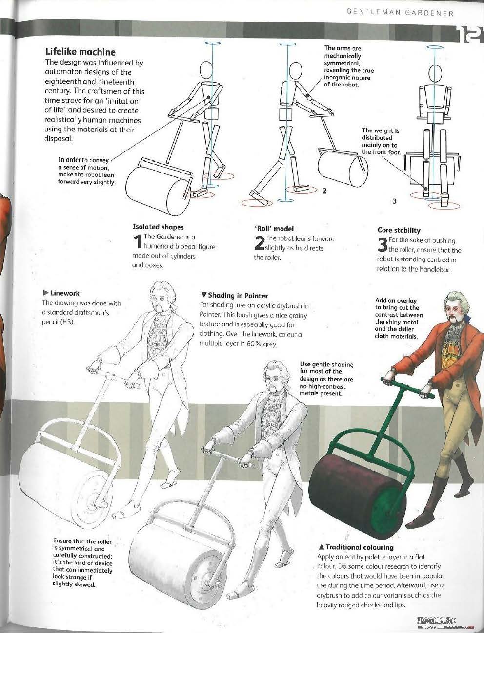 机器人画法科技风,机器人变形金刚画法