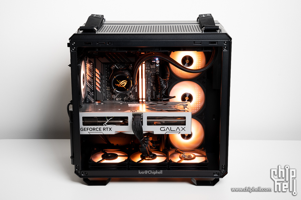 华硕tufgaminggt502弹药库白色,华硕gt502机箱黑橙搭配