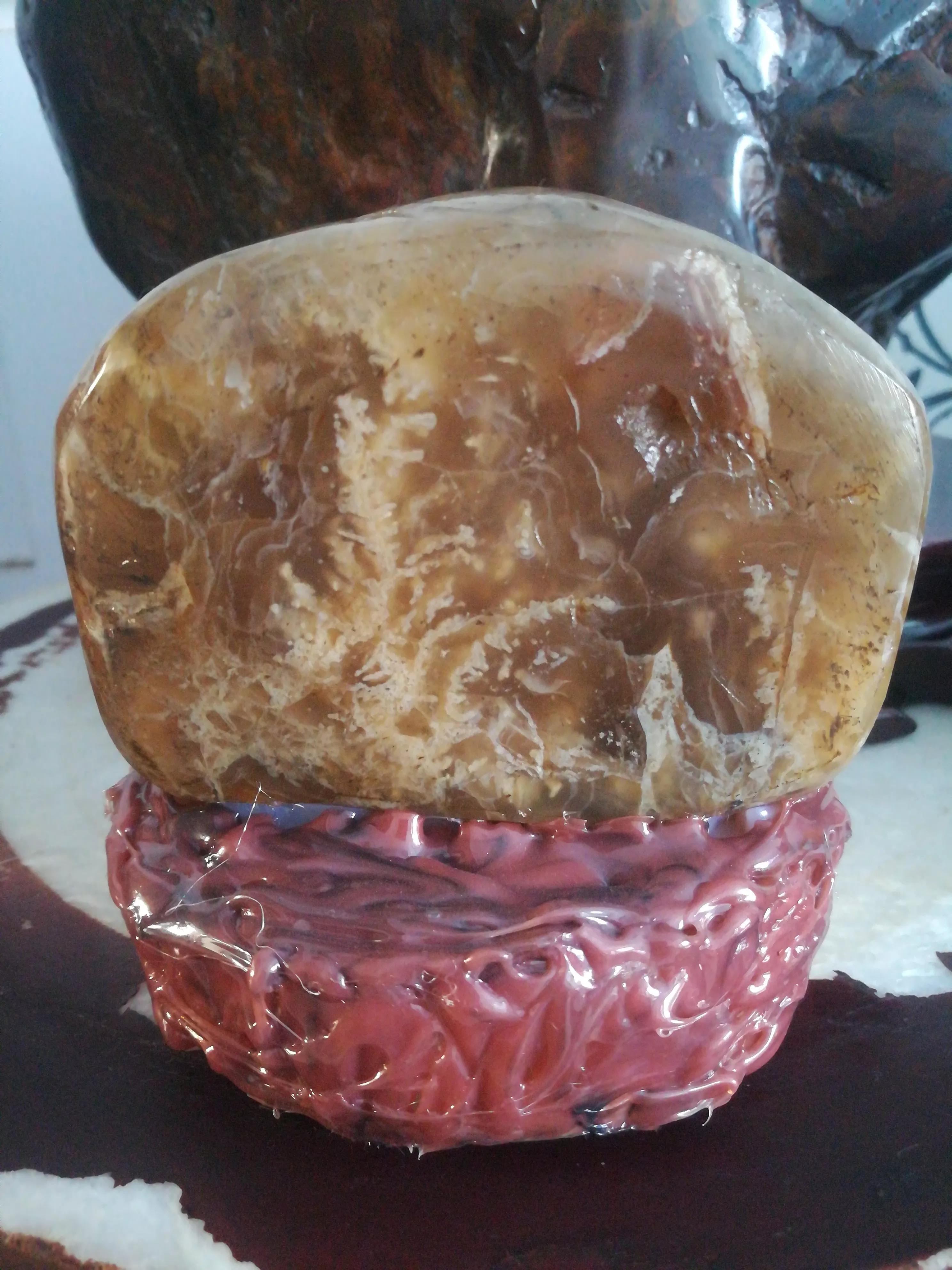 用热熔胶棒怎么做立体圆球,热熔胶石头底座的简易制作