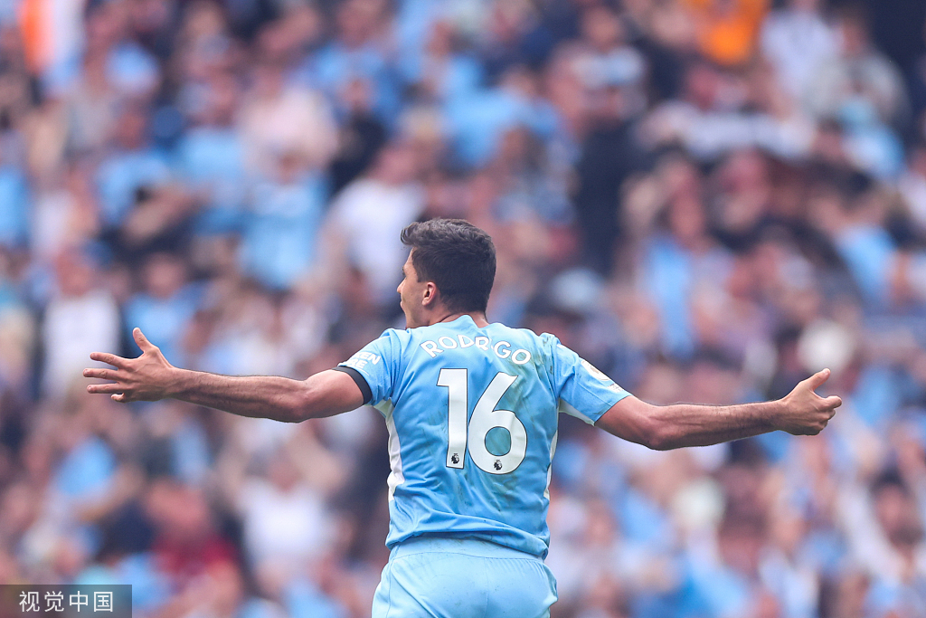 马竞球员罗德里资料,罗德里刷新曼城纪录