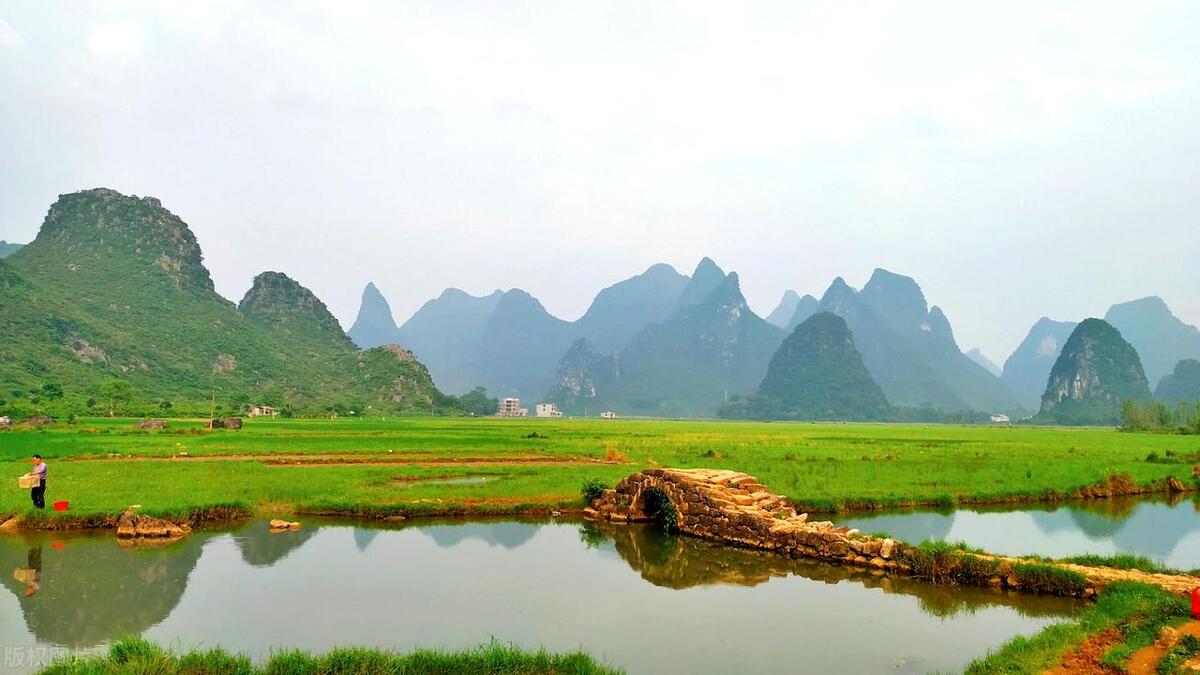 广西农村山水田园美景,广西7处山水田园风光