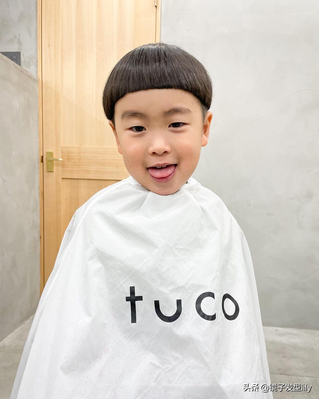 儿童发型男孩短发圆脸锅盖头,小男孩帅气发型3岁短头发锅盖头