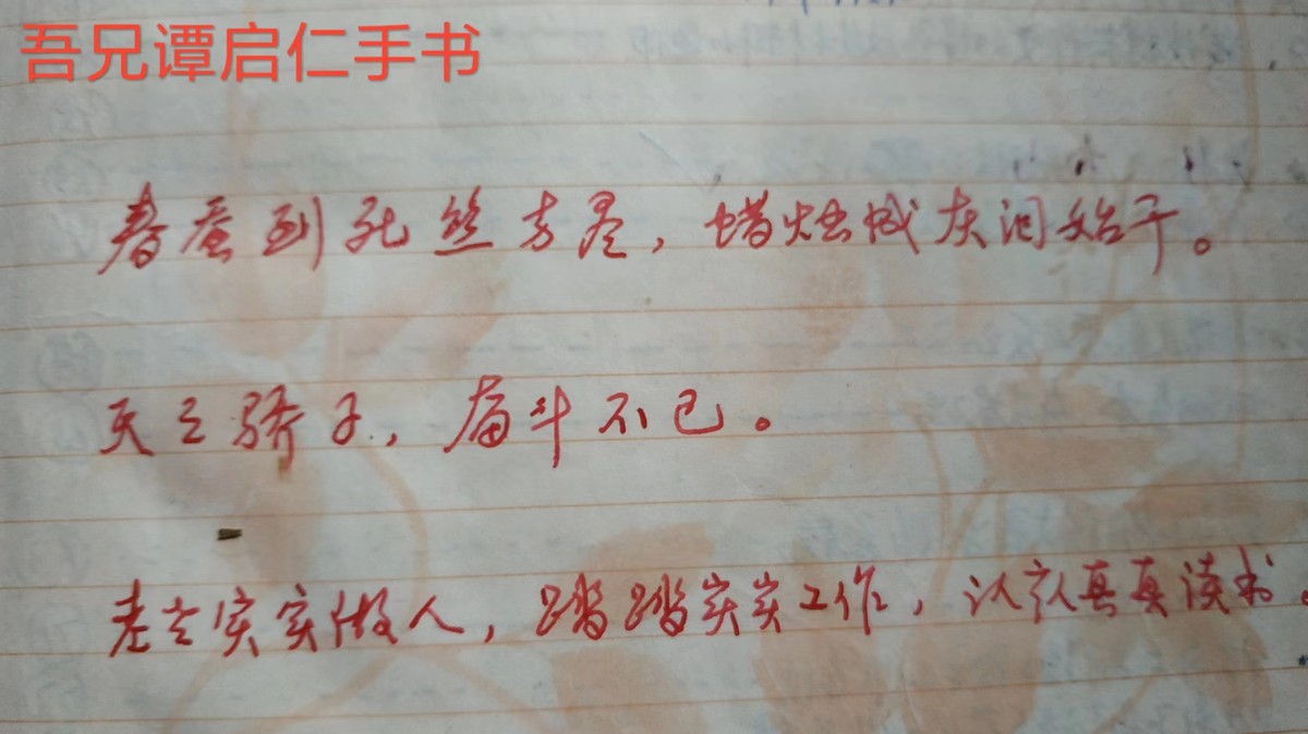 忆亡兄——“春蚕到死丝方尽，蜡烛成灰泪始干”