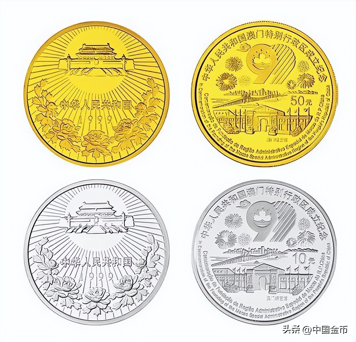 庆祝澳门回归20周年纪念币图片,澳门回归20周年纪念钞发行公告