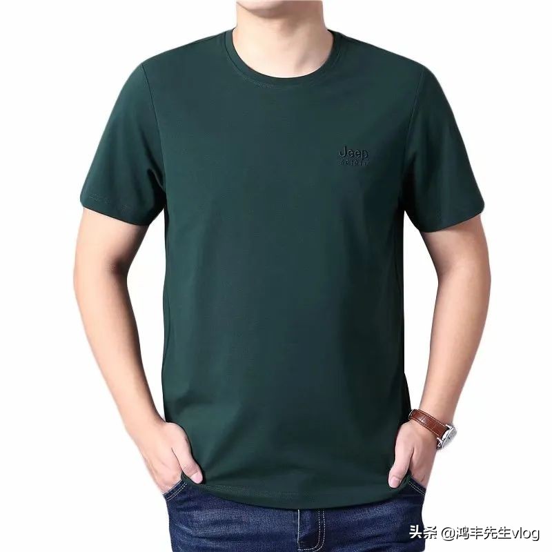 jeep短袖t恤专卖店男装翻领,jeep短袖t恤男纯棉官方正品