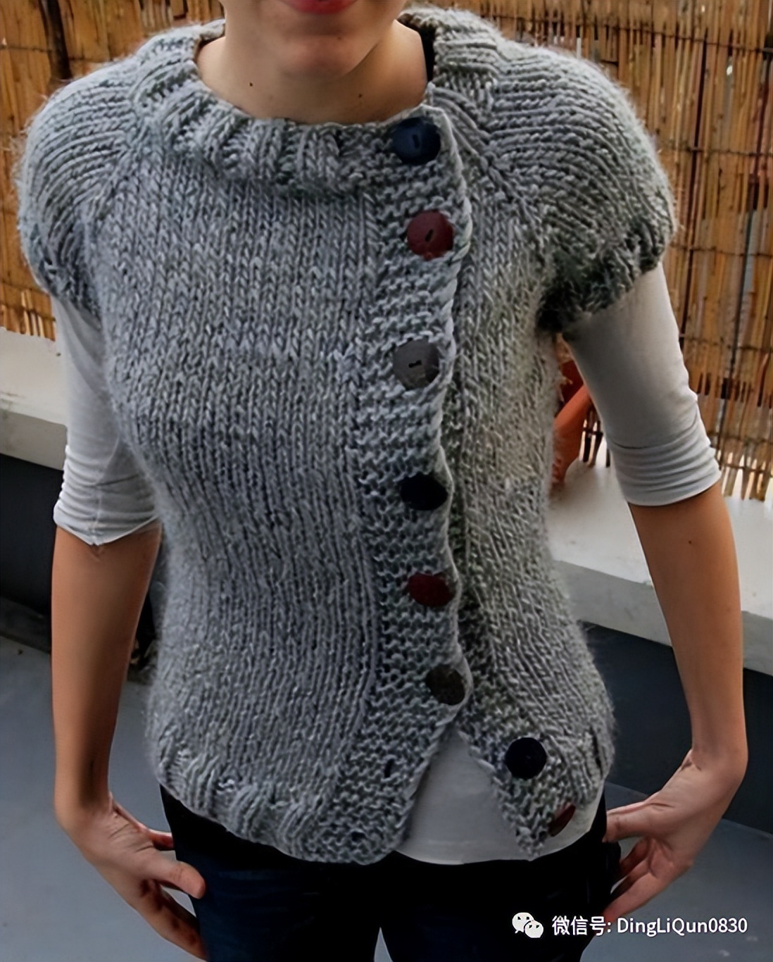 针织背心图片大全女款,针织背心图案大全