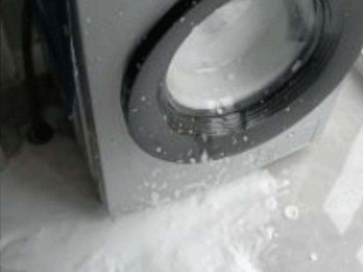 洗衣机一直出水是怎么回事,洗衣机一直吐泡泡漏水