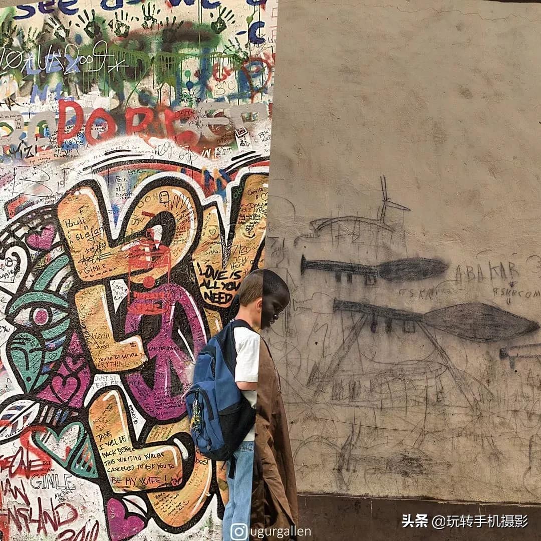 一张照片两个不同人生,一张图两个世界