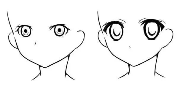 十二星座动漫眼睛画法可爱简单,动漫人物女生眼睛画法各种表情