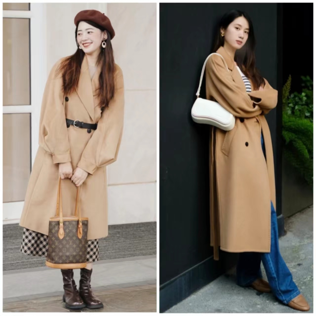 驼色大衣打底配什么颜色显高级,怎样选驼色大衣高级