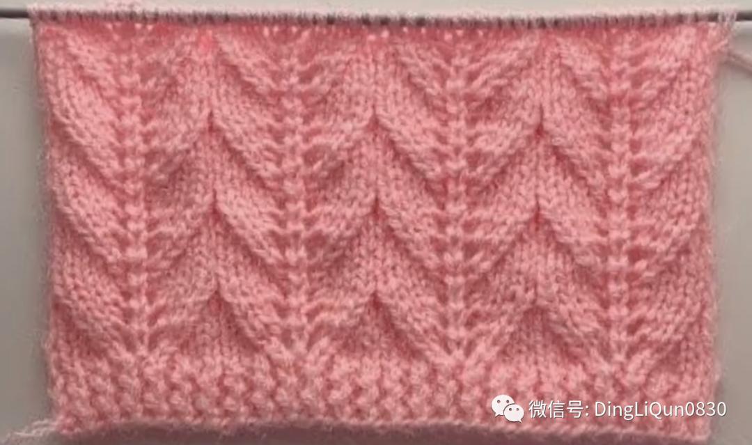 500个毛衣花样完整大平针版,毛衣华夫针花型图案大全