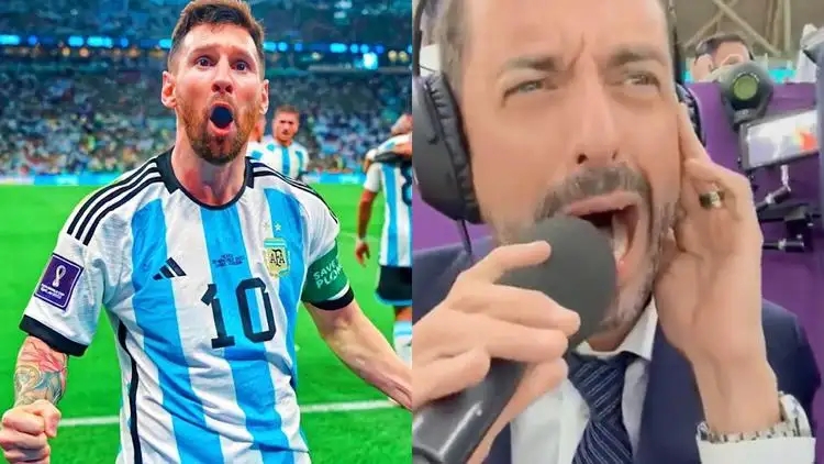 梅西进球现场阿根廷女球迷反应,梅西救世名场面