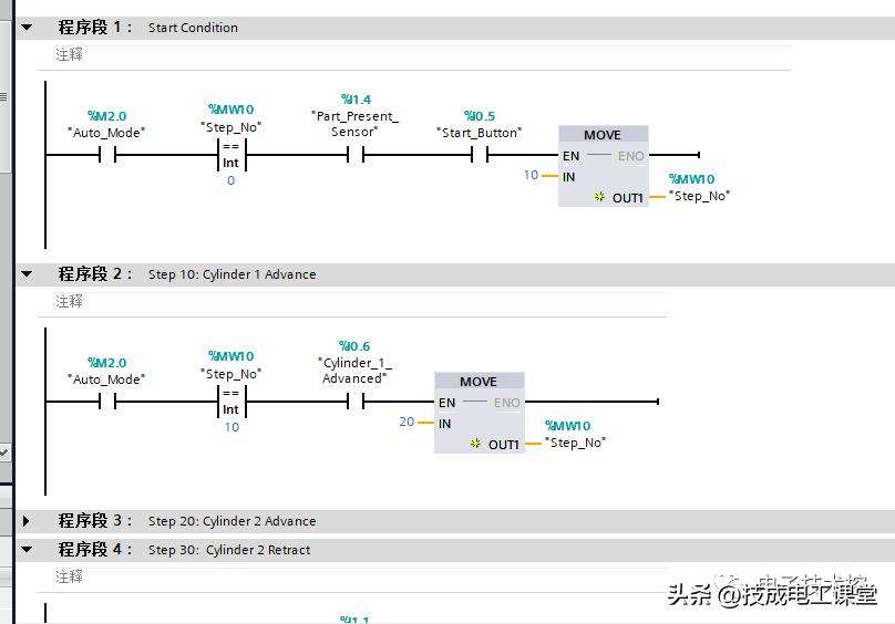 plc自动编程实例详细讲解,plc编程实例中的手动与自动转换