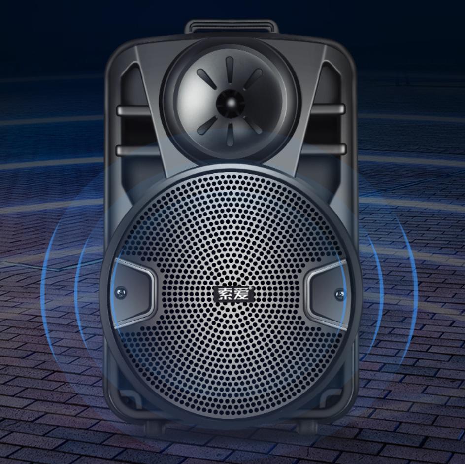 索爱户外k歌便携式广场舞音箱,索爱户外广场舞音响哪款音质最好