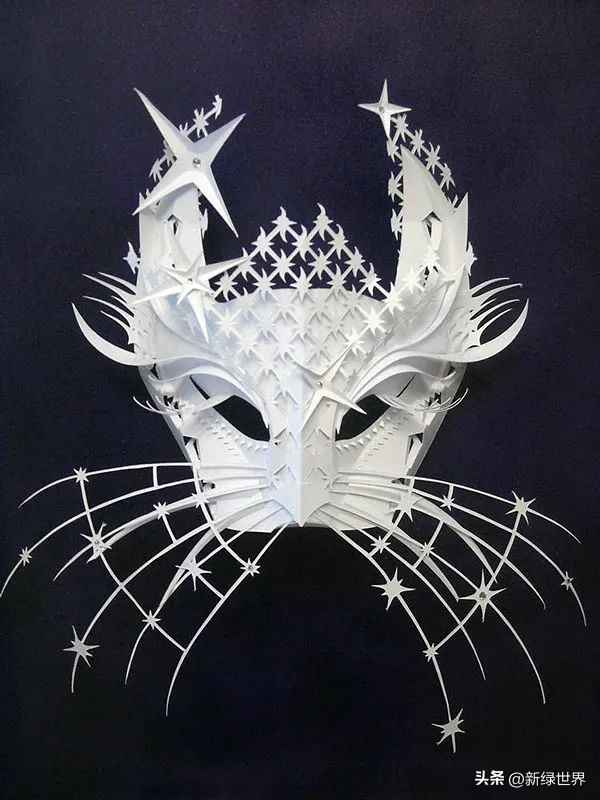 纸艺作品绘画,千变万化的纸艺术作品