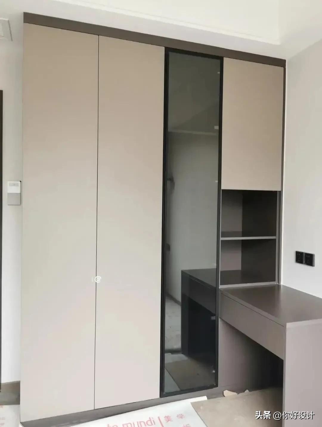 小孩房书桌衣柜一体,衣柜书桌一体图片大全新款