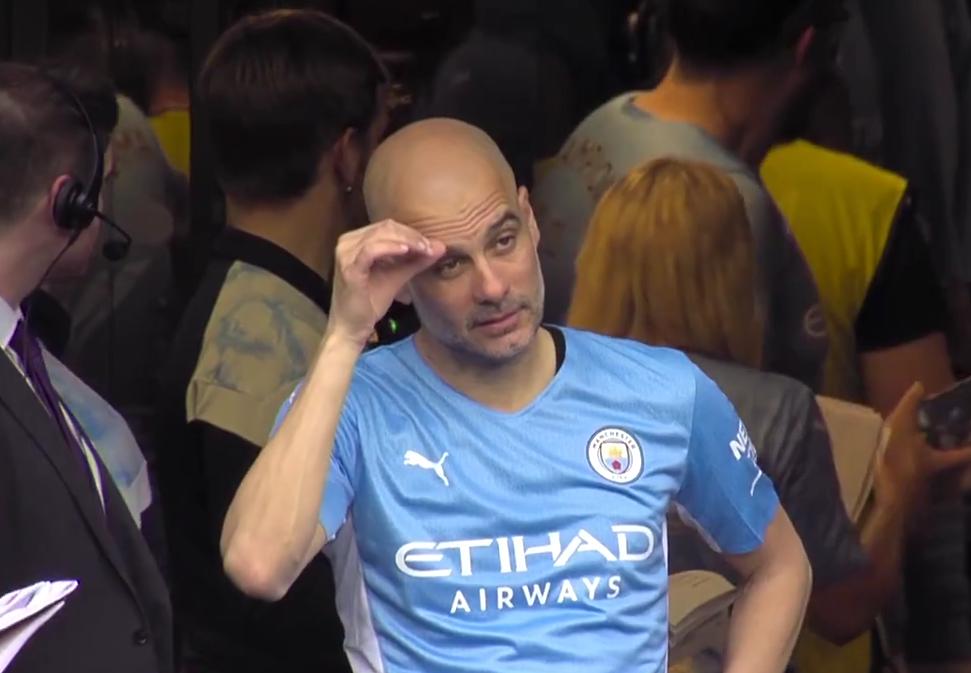 曼城球迷鼓掌欢迎瓜迪奥拉,曼城惊天逆转球迷反应