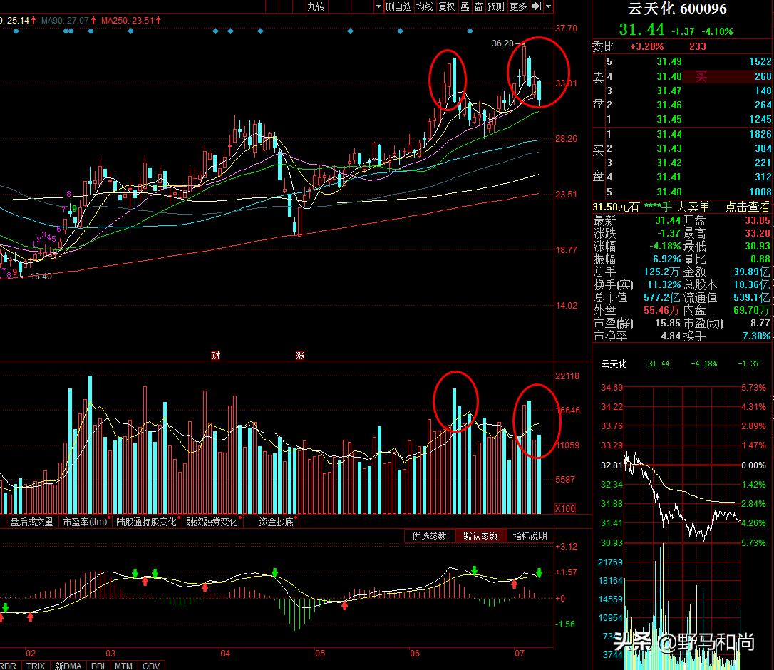云天化股票后市最新走势分析,明天股市预测云天化