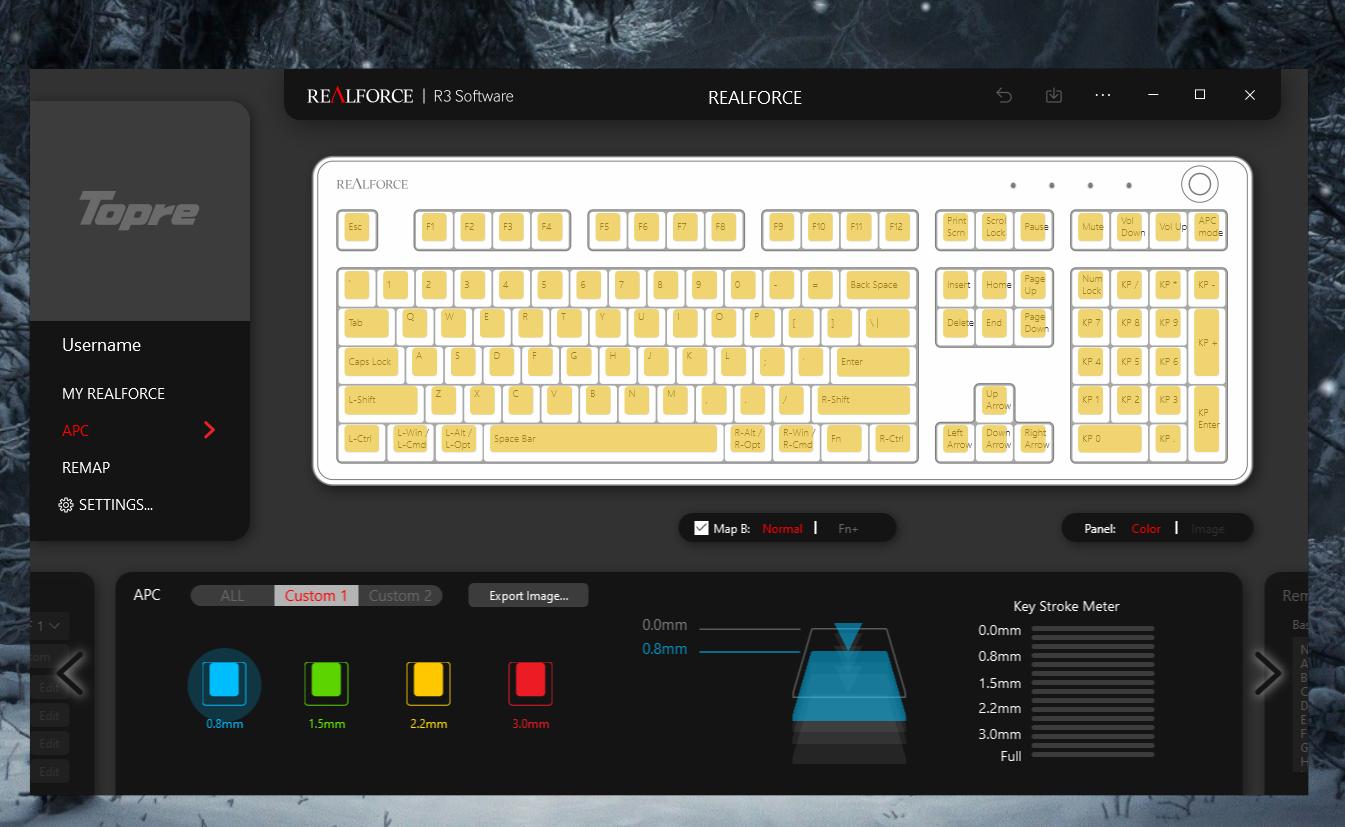 鏋佷韩浣撻獙,鐕冮realforcer3閿洏